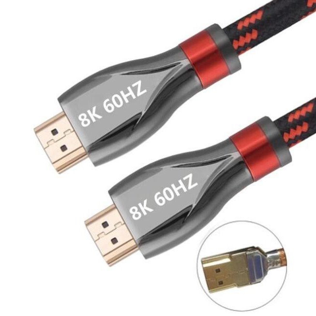 8K كابل HDMI فائق السرعة 48G