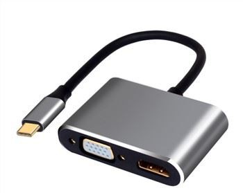 2 في 1 من النوع C HUB